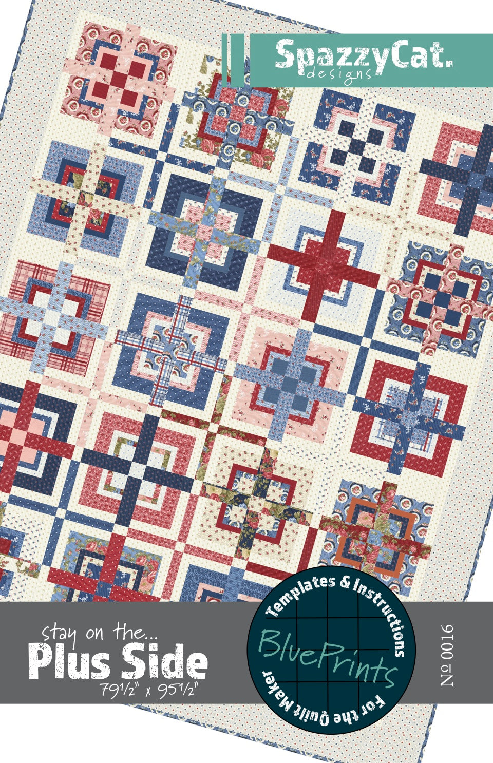 Plus Side BluePrints - PDF Quilt Pattern