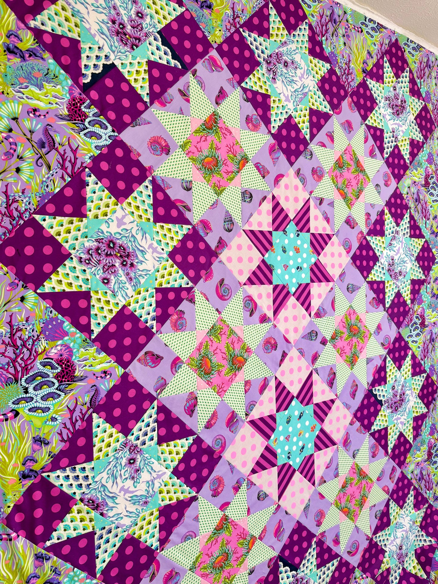 Sea Stars Digital Quilt Pattern