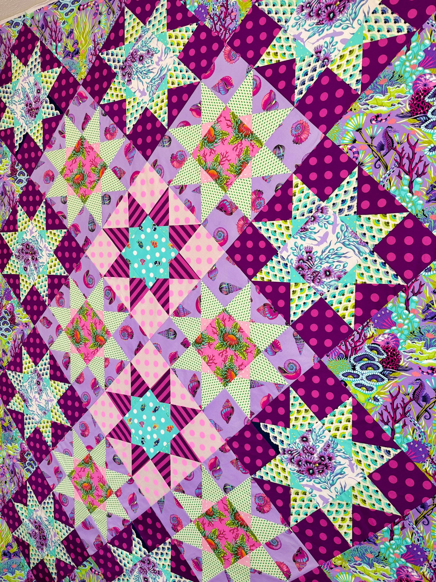 Sea Stars Digital Quilt Pattern